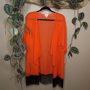 LuLaRoe Monroe Kimono Size Large NWT